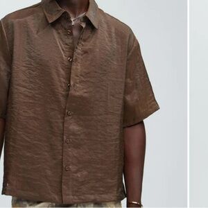 Men fashion nova button up small